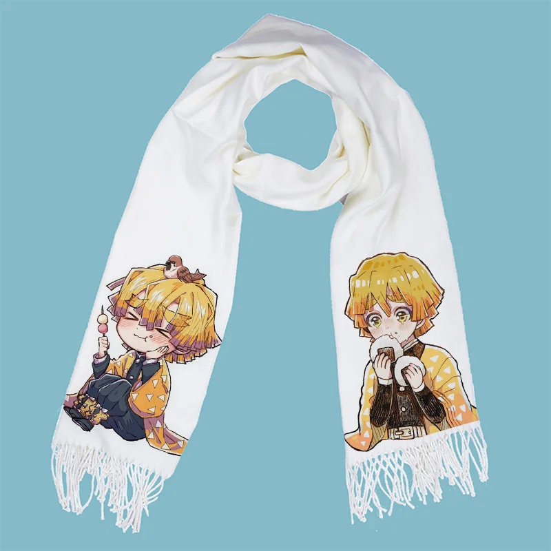 Аниме рассекающий демонов Kamado Tanjirou Nezuko Agatsuma Zenitsu шарф шейный платок на Хэллоуин косплей костюм 185 см
Аниме рассекающий демонов Kamado Tanjirou Nezuko Agatsuma Zenitsu шарф шейный платок на Хэллоуин косплей костюм 185 см