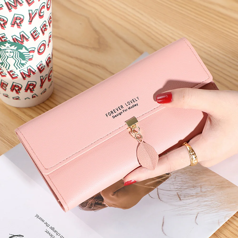 New Women Fashion Pu Leather Wallets Female Long Purses Money Bags Leaf Phone Pocket Ladies Wallet Card Holder Clutch Mujer 2021
New Women Fashion Pu Leather Wallets Female Long Purses Money Bags Leaf Phone Pocket Ladies Wallet Card Holder Clutch Mujer 2021