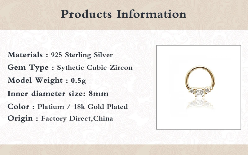 CANNER 925 Sterling Silver Nose Ring Mini Micro-inlaid Zircon Luxury Nose Piercing Earrings For Women Men 2021 Trend Huggie
CANNER 925 Sterling Silver Nose Ring Mini Micro-inlaid Zircon Luxury Nose Piercing Earrings For Women Men 2021 Trend Huggie