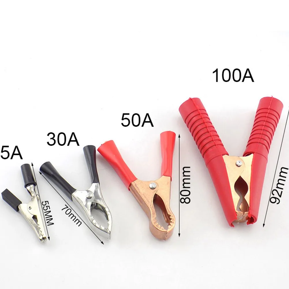 8Pcs Metal Alligator Clip Crocodile Clips Insulated Clamps With Handle For Electrical Voltage Tester Car Battery Probe Terminals
8Pcs Metal Alligator Clip Crocodile Clips Insulated Clamps With Handle For Electrical Voltage Tester Car Battery Probe Terminals