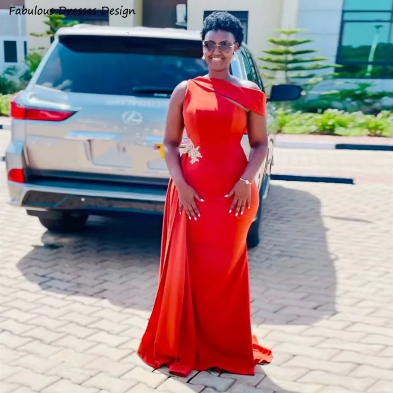 Elegant Red Mermaid Bridesmaid Dresses Long Applique Sweep Train Arfain Nigerian Bridal Party Dress 2021 Maid Of Hono
Elegant Red Mermaid Bridesmaid Dresses Long Applique Sweep Train Arfain Nigerian Bridal Party Dress 2021 Maid Of Hono