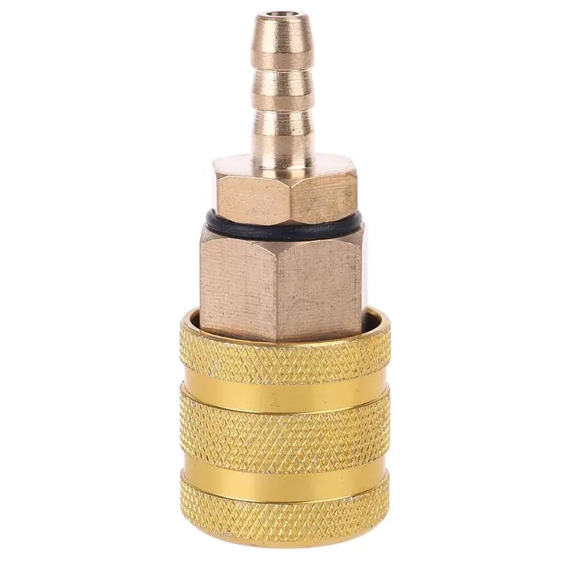 1/4" NPT Coupler and 6.5mm Plug Kit Solid Brass Quick Connect Air Fittings Thickened Copper Inflatable joint 
1/4" NPT Coupler and 6.5mm Plug Kit Solid Brass Quick Connect Air Fittings Thickened Copper Inflatable joint
