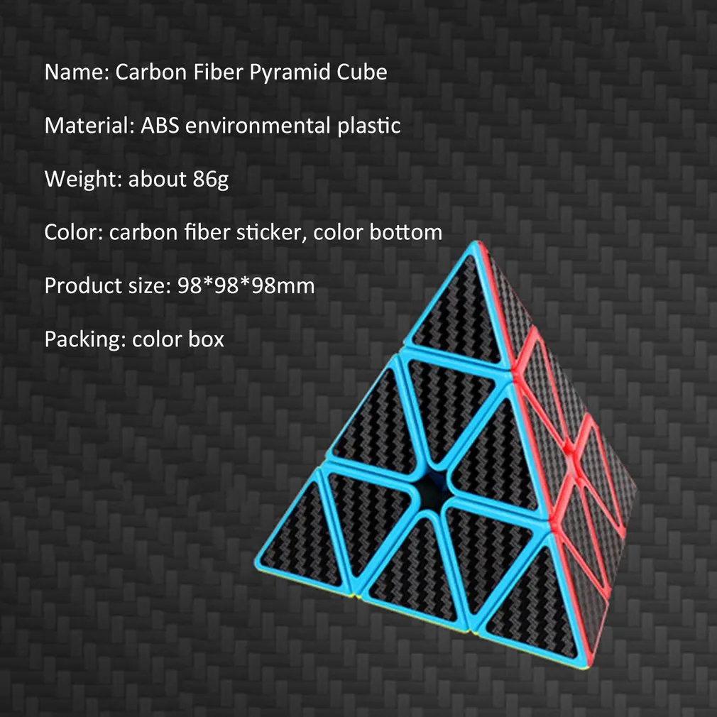 Magic Cube Pyramid Multi-Order Magic Cube Carbon Fiber Sticker Series Magic Cube Children'S Educational Toys
Magic Cube Pyramid Multi-Order Magic Cube Carbon Fiber Sticker Series Magic Cube Children'S Educational Toys