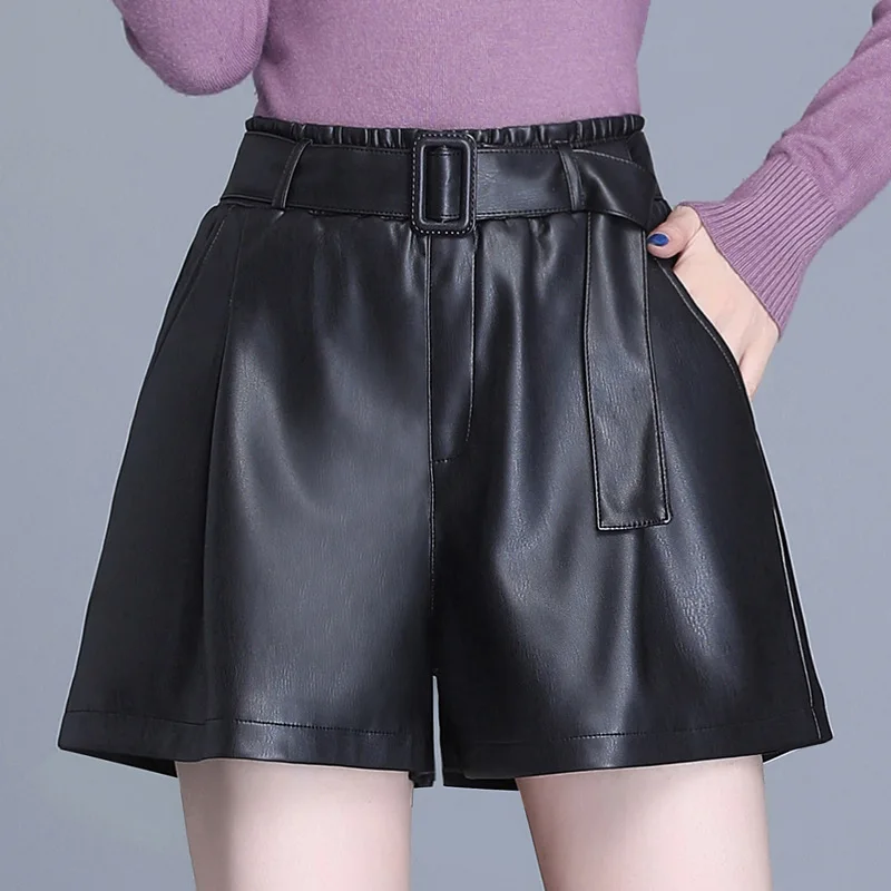 Elegant Sheepskin Leather Shorts Women's Gray Genuine Leather Shorts Sashes Decoration Casual Slim Summer Sexy Shorts Female
Elegant Sheepskin Leather Shorts Women's Gray Genuine Leather Shorts Sashes Decoration Casual Slim Summer Sexy Shorts Female
