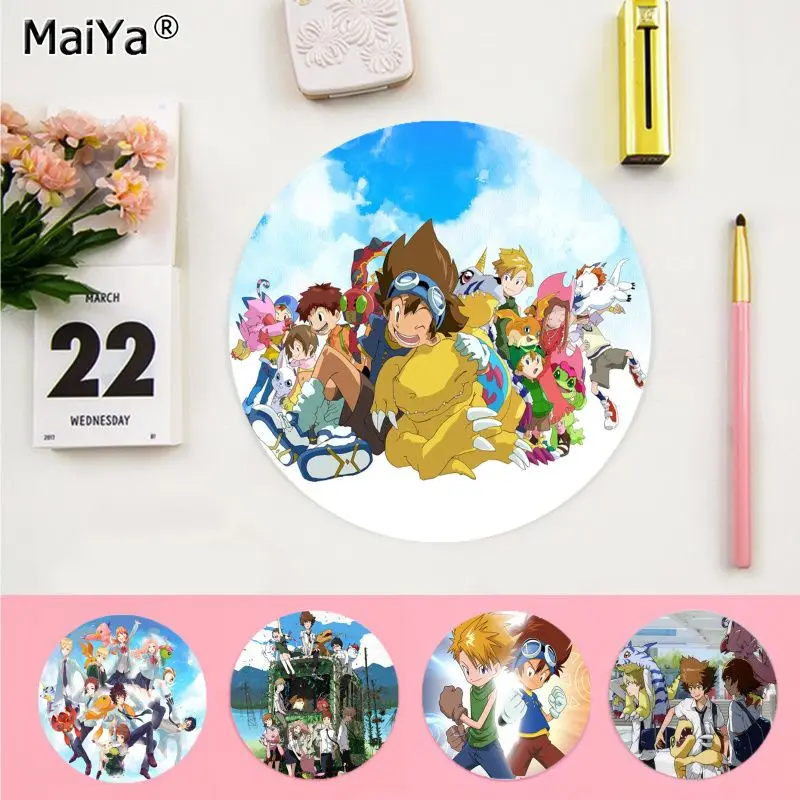 Maiya New Design Digimon Adventure round Mouse pad PC Computer mat gaming Mousepad Rug For PC Laptop Notebook
Maiya New Design Digimon Adventure round Mouse pad PC Computer mat gaming Mousepad Rug For PC Laptop Notebook