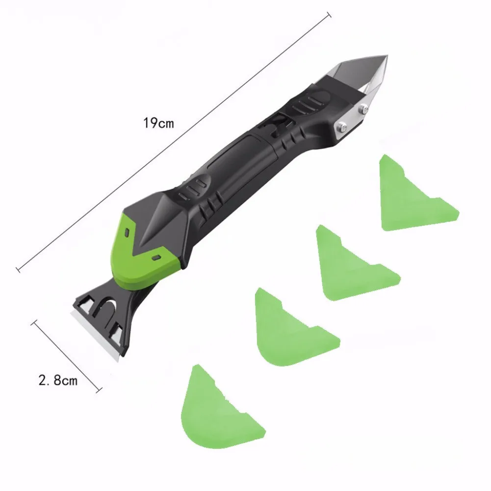 5 In 1 Floor Silicone Caulking Tool Set Sealant Smooth Scraper Caulk Finisher Grout Kit Hand Tool Accessories
5 In 1 Floor Silicone Caulking Tool Set Sealant Smooth Scraper Caulk Finisher Grout Kit Hand Tool Accessories