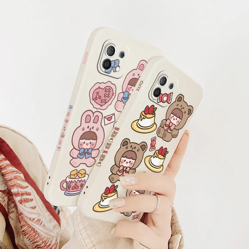 Love Bear Phone Case For Xiaomi Mi 11 10T 10T Pro 10 S lite Ultra 9T 9 8 Note 10 Pro Poco F3 F2pro X2 Liquid Silicone Cover
Love Bear Phone Case For Xiaomi Mi 11 10T 10T Pro 10 S lite Ultra 9T 9 8 Note 10 Pro Poco F3 F2pro X2 Liquid Silicone Cover