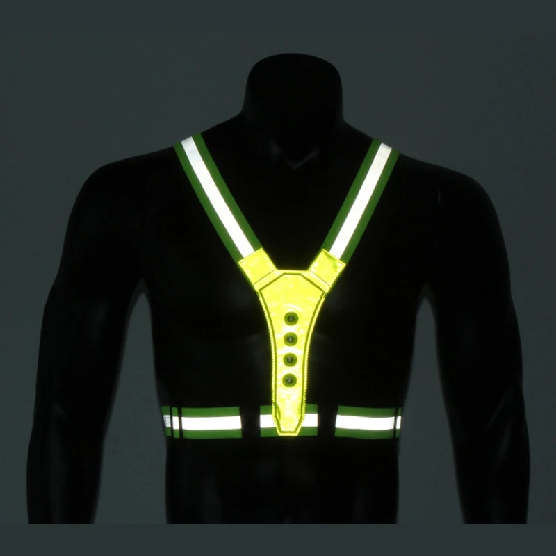 Led Safety Vest Reflective Vest High Visibility Outdoor Safety Vest Adjustable J2HC 
Led Safety Vest Reflective Vest High Visibility Outdoor Safety Vest Adjustable J2HC