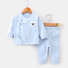 Newborn baby Clothes Pajamas Sets 100% Cotton Baby Underwear Infant Boys Set Autumn Pyjama Bebe Toddler Girls Clothes Outfits