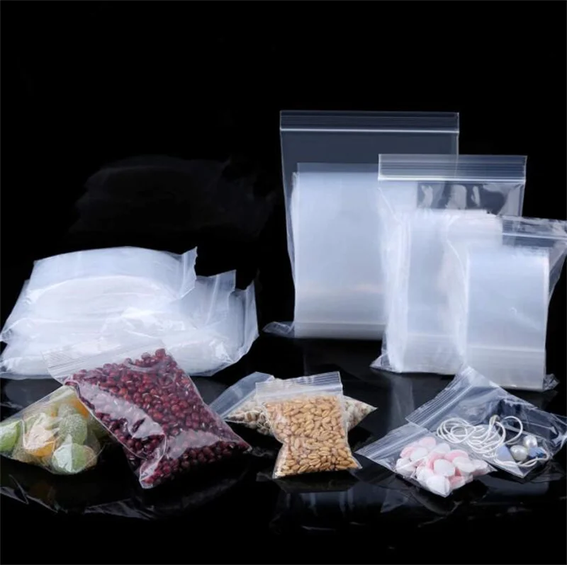 100pcs Multiple Size Clear Self-adhesive Cello Cellophane Bag Self Sealing Small Plastic Bags For Candy Packing Resealable - купить по