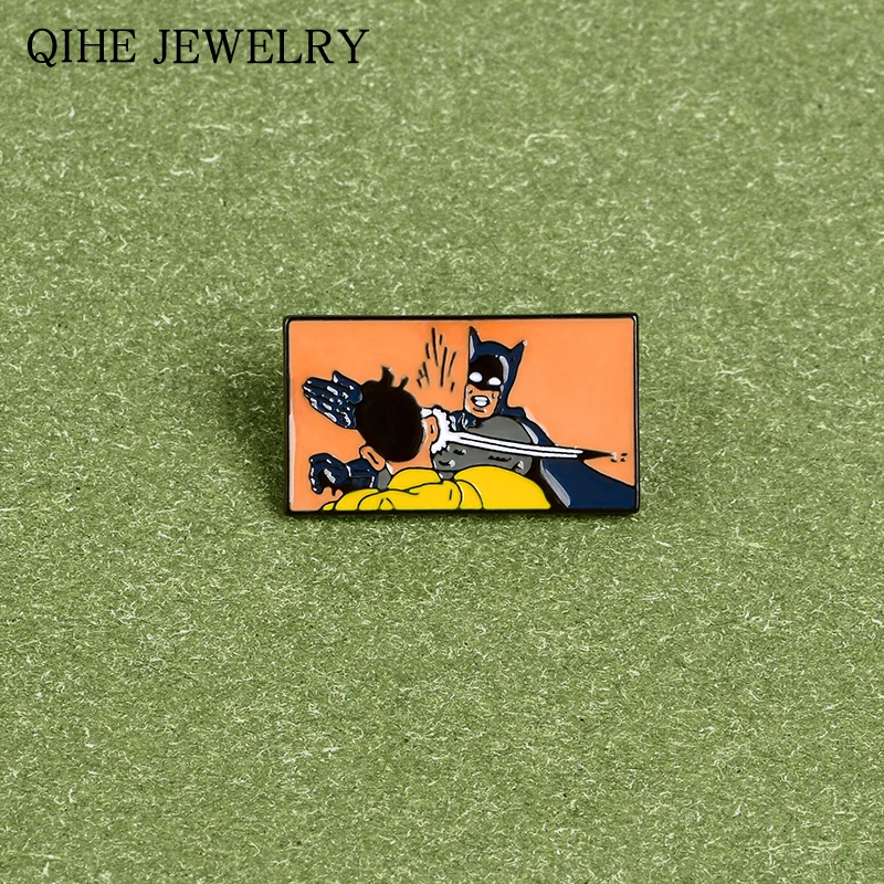 Cartoon Comic Character Pin Hero Dark Knight Brooch Custom Backpack Lapel Pins Badge Gift For Women Men Fashion Jewelry
Cartoon Comic Character Pin Hero Dark Knight Brooch Custom Backpack Lapel Pins Badge Gift For Women Men Fashion Jewelry