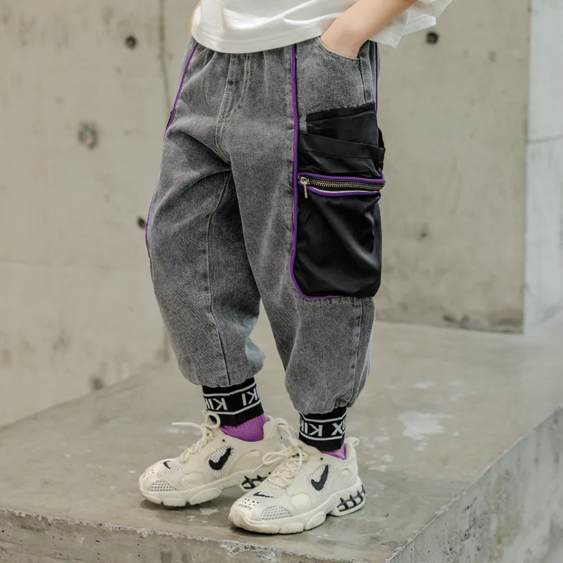 2021 Splicing Baby Spring Autumn Jeans Pants For Boys Children Kids Trousers Clothing Teenagers Gift Home Outdoor High Quality
2021 Splicing Baby Spring Autumn Jeans Pants For Boys Children Kids Trousers Clothing Teenagers Gift Home Outdoor High Quality