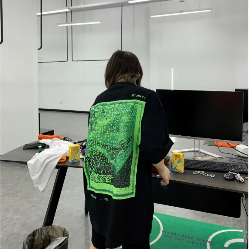 YICIYA American street fashion brand printing T-shirt oversized hip-hop graphic short-sleeved summer female Korean style top
YICIYA American street fashion brand printing T-shirt oversized hip-hop graphic short-sleeved summer female Korean style top