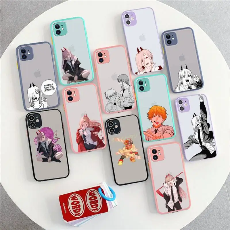 FHNBLJ Chainsaw man Phone Case for iPhone X XR XS 7 8 Plus 11 12 13 pro MAX 13mini Translucent Matte Shockproof Case
FHNBLJ Chainsaw man Phone Case for iPhone X XR XS 7 8 Plus 11 12 13 pro MAX 13mini Translucent Matte Shockproof Case