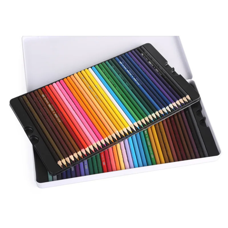Professional Water Soluble Colored Pencils Premium Soft Core Watercolor Pencil 72 Color Iron Box Lapis De Cor For Art Supplies
Professional Water Soluble Colored Pencils Premium Soft Core Watercolor Pencil 72 Color Iron Box Lapis De Cor For Art Supplies