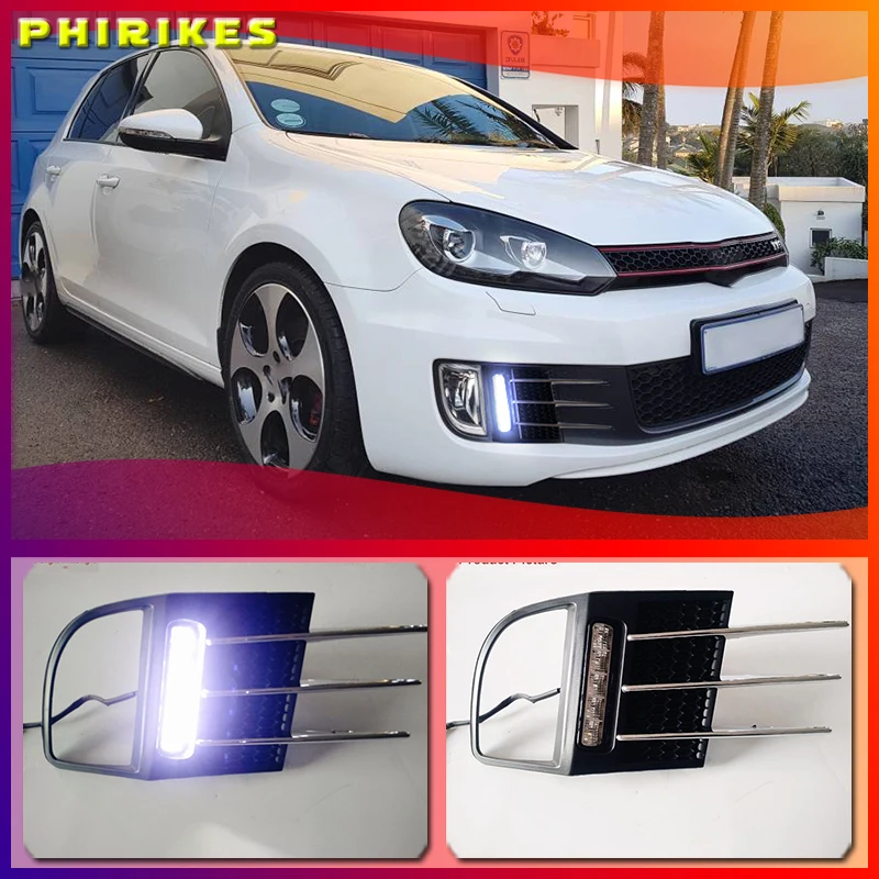 LED Daytime Light Running Light DRL Front Fog Lamp Day Light fog light For Volkswagen Golf 6 Golf6 GTI 2010 2011 2012 Auto
LED Daytime Light Running Light DRL Front Fog Lamp Day Light fog light For Volkswagen Golf 6 Golf6 GTI 2010 2011 2012 Auto