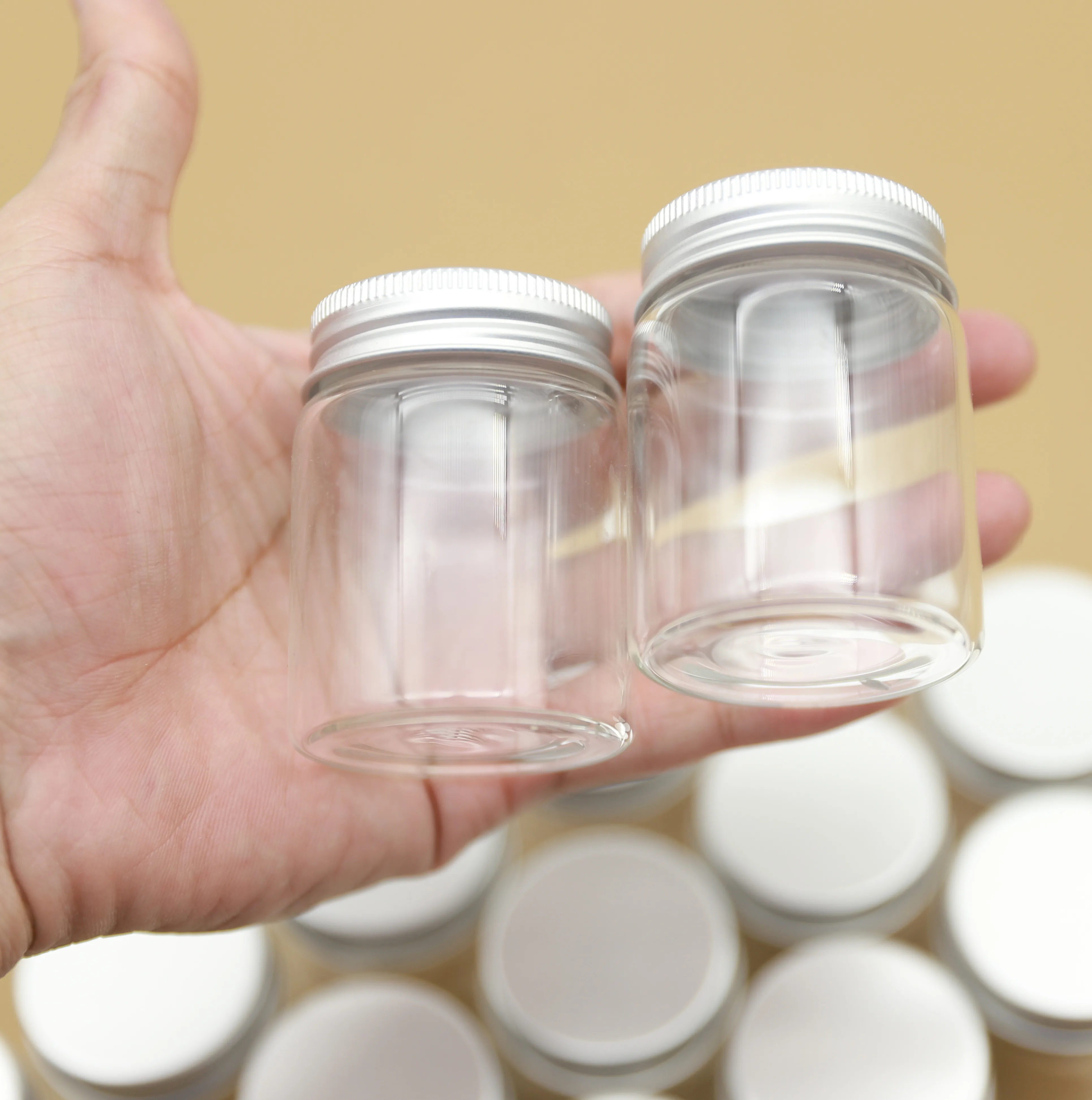 24pcs/lot 47*60mm 60ml Small Glass Bottle vial jars Silver Screw Cap mini Jars Storage Transparent jars empty bottles
24pcs/lot 47*60mm 60ml Small Glass Bottle vial jars Silver Screw Cap mini Jars Storage Transparent jars empty bottles