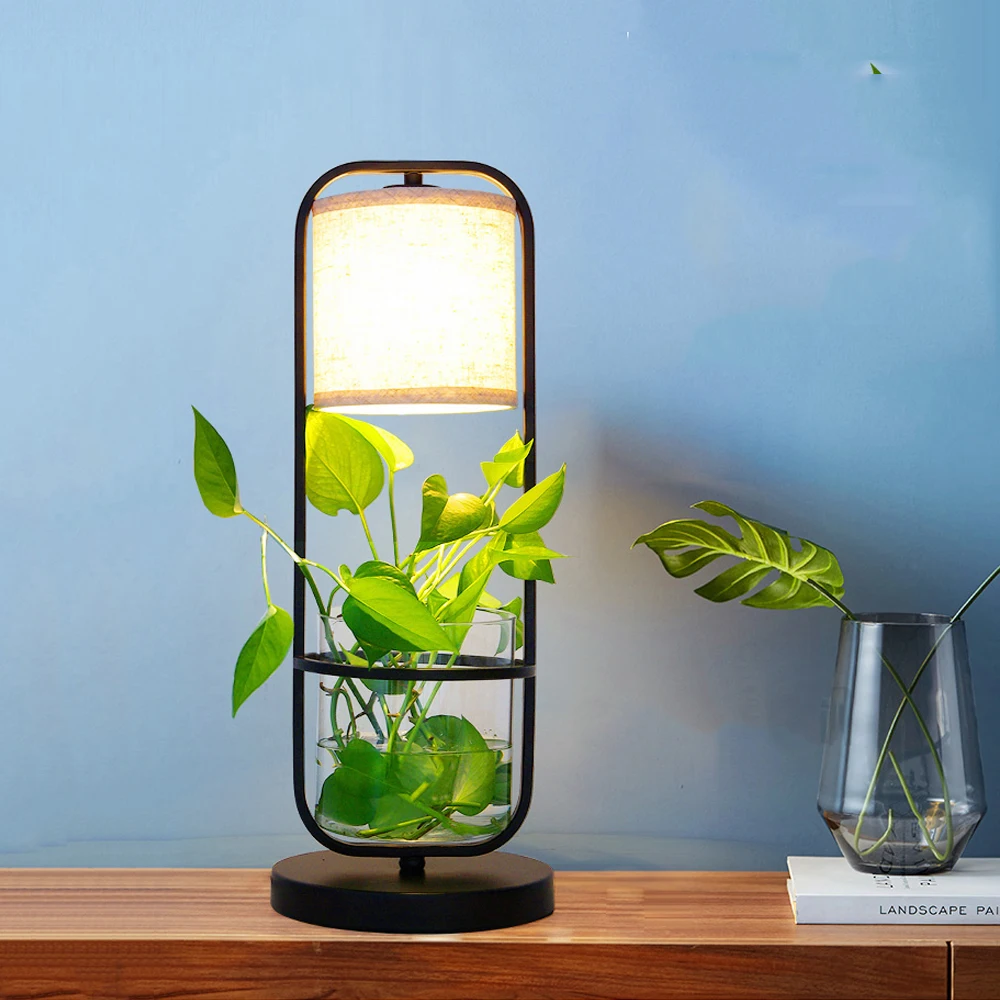 Fashion Nordic Bedside LED Glass Plant Table Lamp,Modern Office Study Table Light Fabric Art Desk Lamp for Home Lighting
Fashion Nordic Bedside LED Glass Plant Table Lamp,Modern Office Study Table Light Fabric Art Desk Lamp for Home Lighting