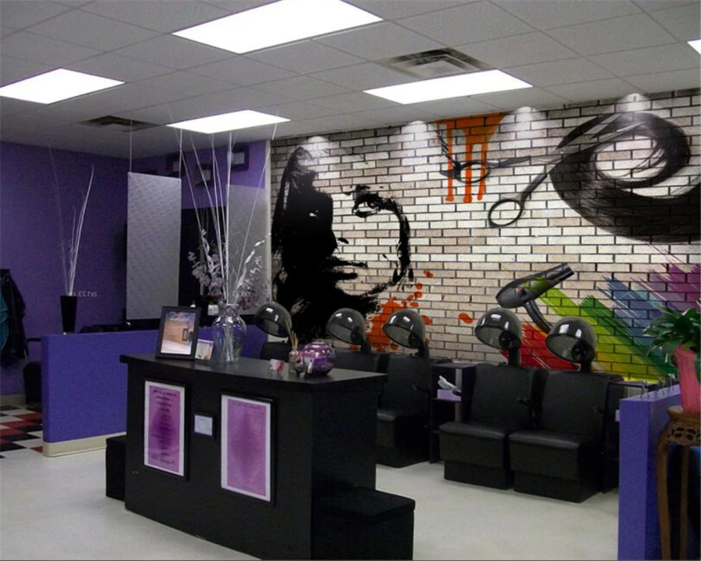 Beibehang Custom Tapete Ziegel Wand Haar Salon Moderne Abstrakte Kunst Wand Gemlde Wohnzimmer Schlafzimmer 3d Tapete fr wnde
Beibehang Custom Tapete Ziegel Wand Haar Salon Moderne Abstrakte Kunst Wand Gemlde Wohnzimmer Schlafzimmer 3d Tapete fr wnde