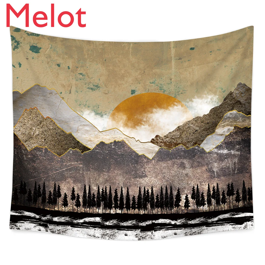 Japanese Style Wall Tapestry Abstract Painting Sunset Forest Hippie Mandala Tapestry Landscape Wall Hanging Carpet
Japanese Style Wall Tapestry Abstract Painting Sunset Forest Hippie Mandala Tapestry Landscape Wall Hanging Carpet