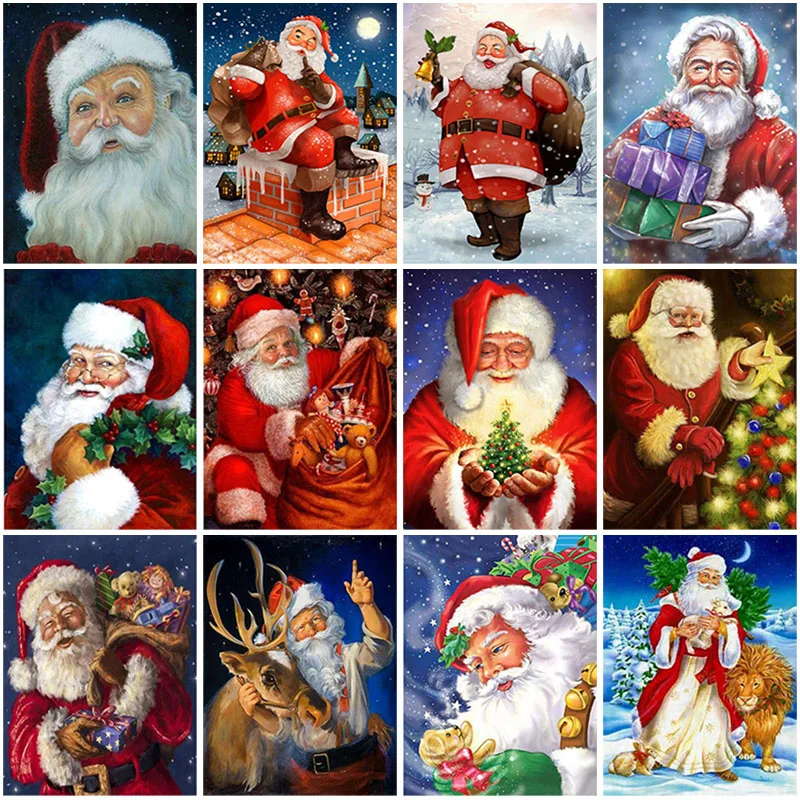 Santa Claus DIY 5D Diamond Painting Cross Stitch Full Round Resin Cartoon Diamond Embroidery Mosaic Christmas Gift Home Decor
Santa Claus DIY 5D Diamond Painting Cross Stitch Full Round Resin Cartoon Diamond Embroidery Mosaic Christmas Gift Home Decor