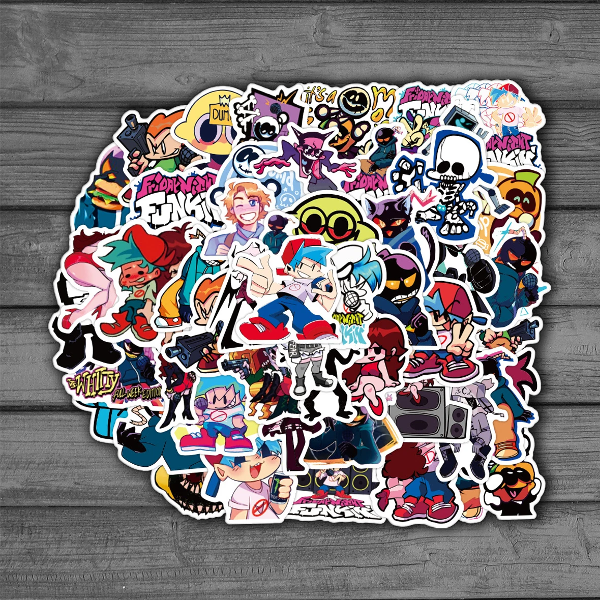 10/50pcs Cartoon Game Stickers Friday Night Funkin for Skateboard Guitar Luggage Phone Gift Aesthetic DIY Decal Children Toys
10/50pcs Cartoon Game Stickers Friday Night Funkin for Skateboard Guitar Luggage Phone Gift Aesthetic DIY Decal Children Toys