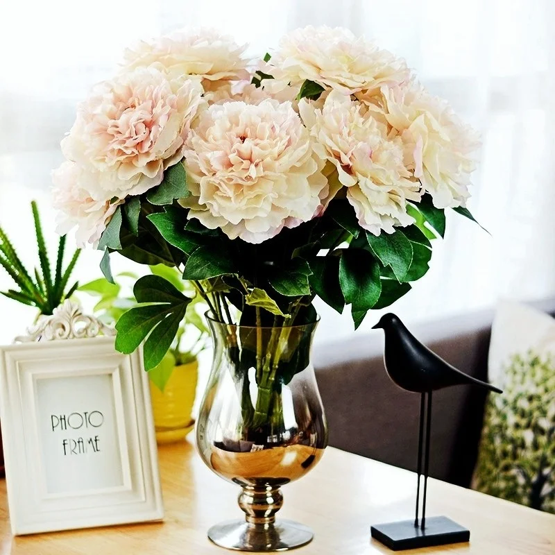 Artificial Flowers, Length 53cm, 5 Heads, Chaise Peony Bouquet, Home Decoration, Wedding, Shopping Malls, Hotels, Furnishings
Artificial Flowers, Length 53cm, 5 Heads, Chaise Peony Bouquet, Home Decoration, Wedding, Shopping Malls, Hotels, Furnishings