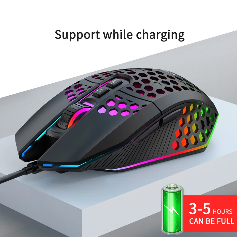 Honeycomb Hollow Ergonomically Designed USB Wireless Gaming Office Mouse RGB Luminous Led Gaming Mouse For Computer Laptop
Honeycomb Hollow Ergonomically Designed USB Wireless Gaming Office Mouse RGB Luminous Led Gaming Mouse For Computer Laptop