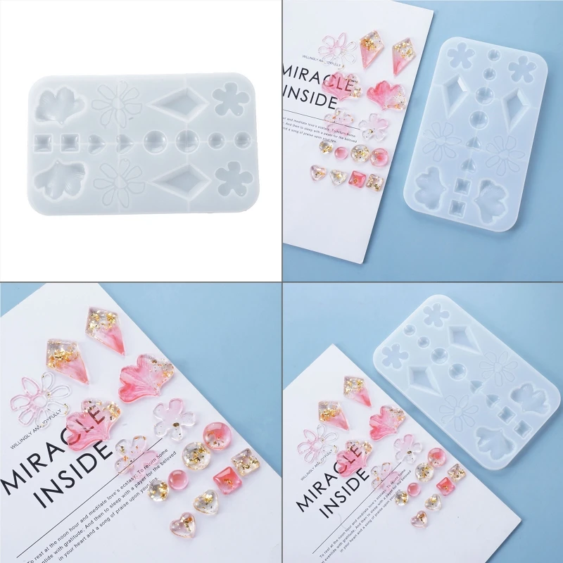 Crystal Epoxy Resin Mold Dangle Eearrings Silicone Mould DIY Crafts Jewelry Pendant Making Tools
Crystal Epoxy Resin Mold Dangle Eearrings Silicone Mould DIY Crafts Jewelry Pendant Making Tools