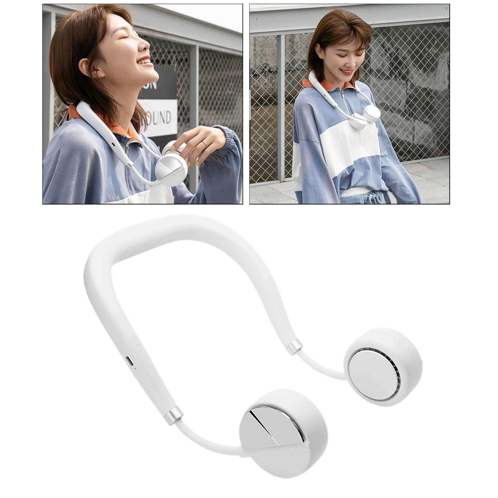 Portable Hanging Neck Sports Fan USB Rechargeable Wearable Neckband Fan Outdoor Mini Lazy 3-Level Silent
Portable Hanging Neck Sports Fan USB Rechargeable Wearable Neckband Fan Outdoor Mini Lazy 3-Level Silent
