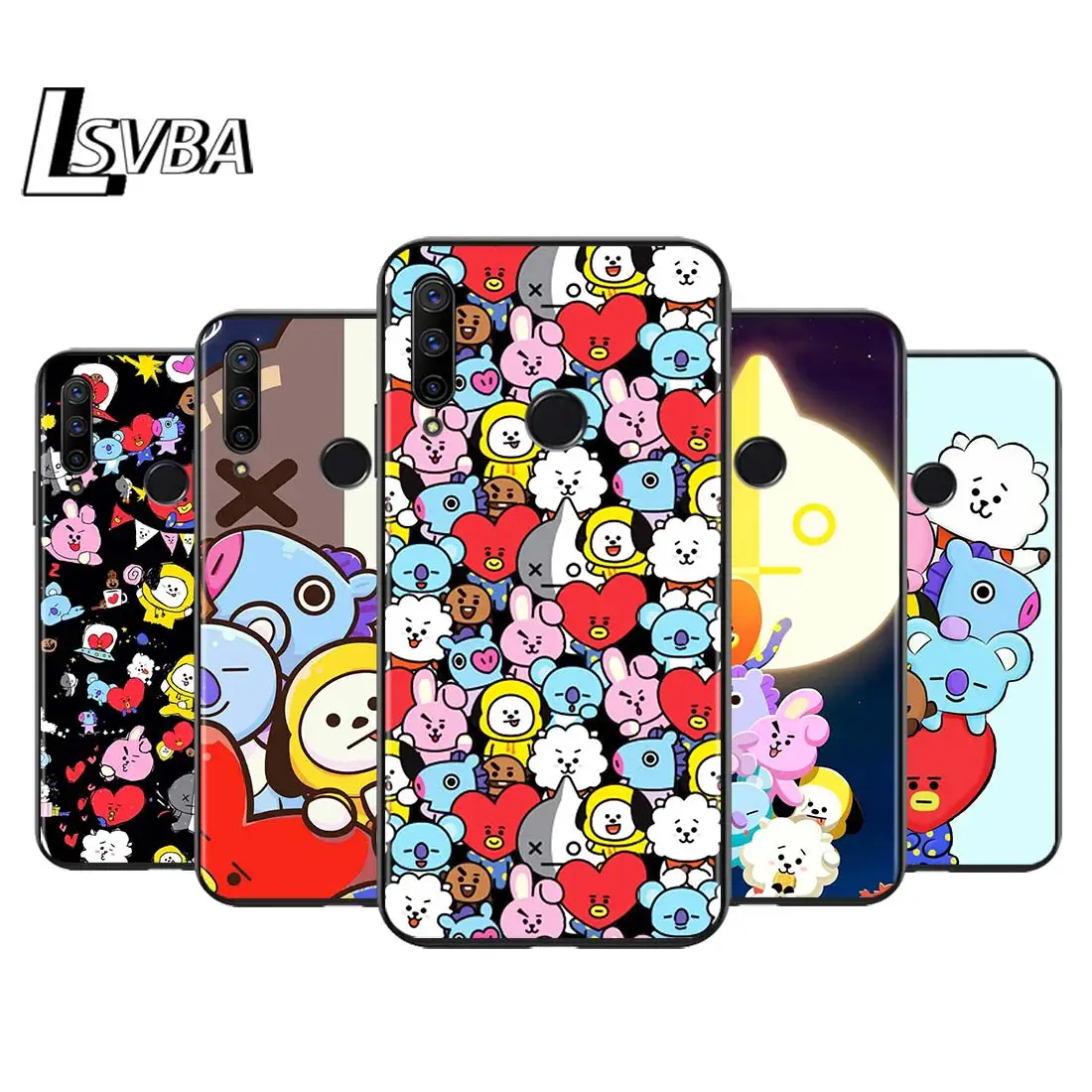 Cute kpop Cartoon for Huawei Honor 30 20S 20 10i 9S 9A 9C 9X 8X 10 9 Lite 8A 7C 7A Pro Phone Case Black Cover
Cute kpop Cartoon for Huawei Honor 30 20S 20 10i 9S 9A 9C 9X 8X 10 9 Lite 8A 7C 7A Pro Phone Case Black Cover