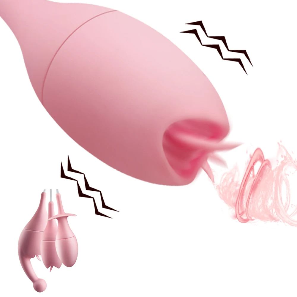 Фото Оральный секс лижущий язык вибратор для точки G игрушки женщин пар Вагина