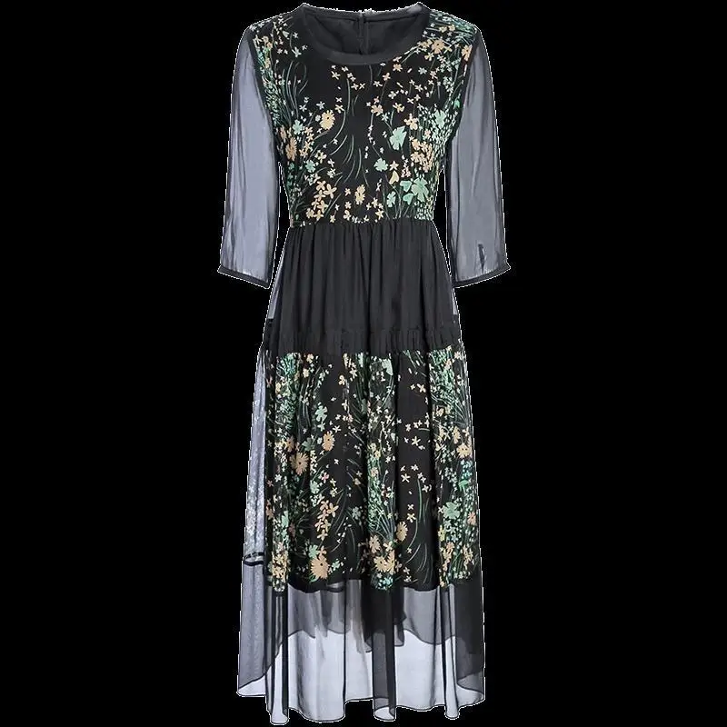 2021 New Summer Women Fashion Patchwork Dresses Lady Imitation Silk Floral Print Dress Loose Chiffon Short Sleeve Vestidos B44
2021 New Summer Women Fashion Patchwork Dresses Lady Imitation Silk Floral Print Dress Loose Chiffon Short Sleeve Vestidos B44