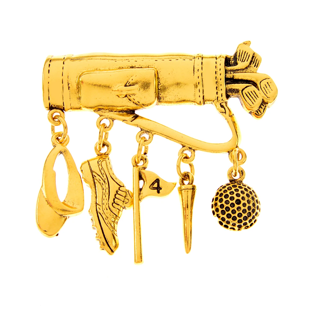 CINDY XIANG Golf Tools Brooch Vintage Badges Fashion Unisex Lable Pin 3 Colors Available Alloy Material Good Gift
CINDY XIANG Golf Tools Brooch Vintage Badges Fashion Unisex Lable Pin 3 Colors Available Alloy Material Good Gift