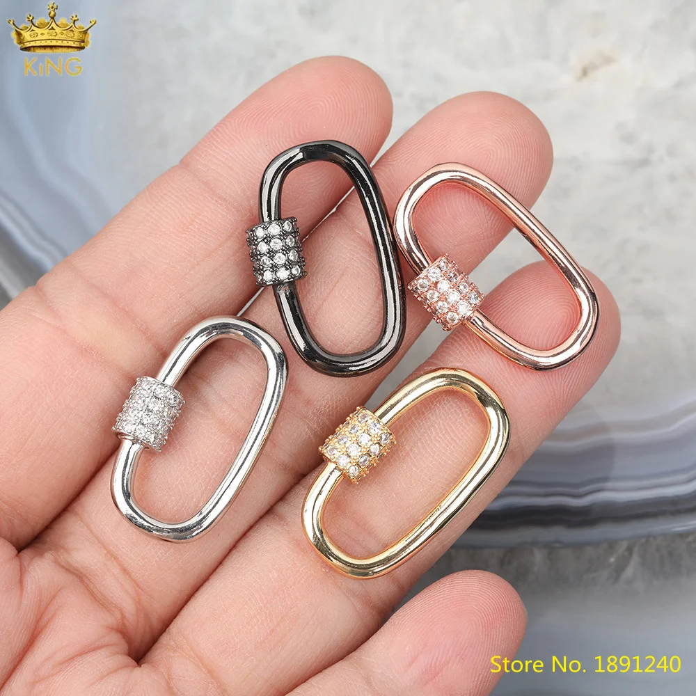 10Pcs 15x25mm Gun Black Gold CZ Micro Paved Oval Shape Screw Clasp,Lock Carabiner Clasp DIY Bracelet Choker Making FH-238KBF.A
10Pcs 15x25mm Gun Black Gold CZ Micro Paved Oval Shape Screw Clasp,Lock Carabiner Clasp DIY Bracelet Choker Making FH-238KBF.A