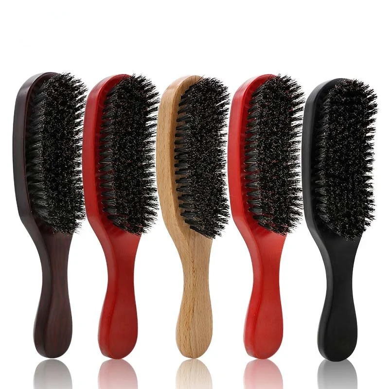 Natural Bristle Hair Wooden Beard Pro Hair Style Care Comb Curling Hair Wave Brush Brand New Classics and Fashion Hair Care Tool
Natural Bristle Hair Wooden Beard Pro Hair Style Care Comb Curling Hair Wave Brush Brand New Classics and Fashion Hair Care Tool