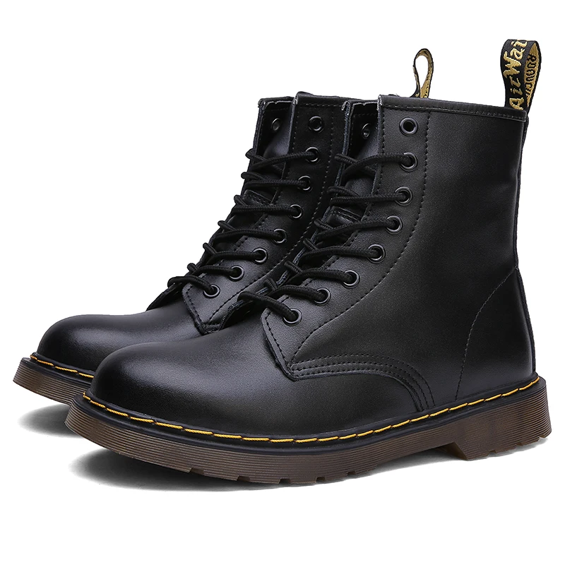 Marten Boots For Women and men Ladies Genuine Leather Ankle Winter Fur Lining Female Motorcycle Boots couple shoe size 35-46
Marten Boots For Women and men Ladies Genuine Leather Ankle Winter Fur Lining Female Motorcycle Boots couple shoe size 35-46