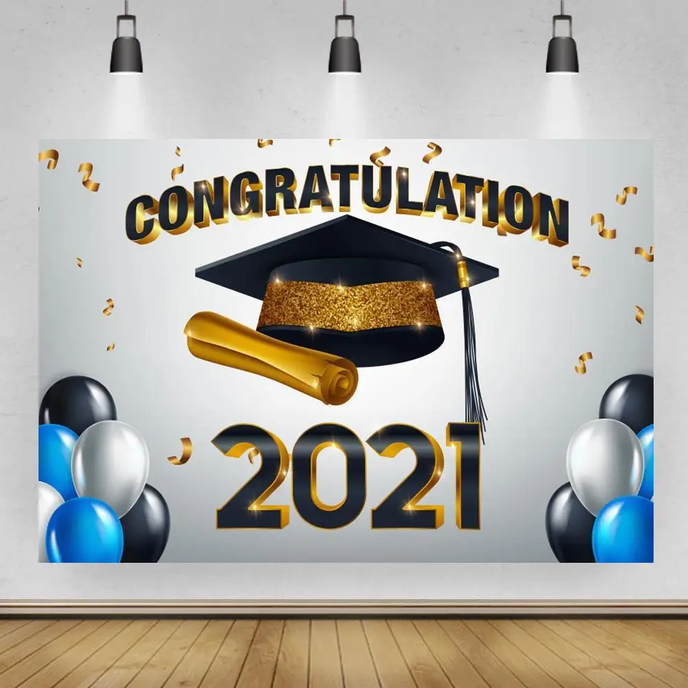 Student Congratulation 2021 Banner Photo Backgrounds Graduation Party Decor Wall Backdrops Photography For Indoor Room Table
Student Congratulation 2021 Banner Photo Backgrounds Graduation Party Decor Wall Backdrops Photography For Indoor Room Table