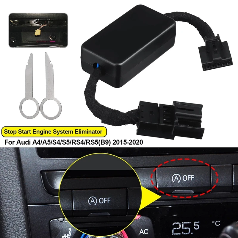 For- A4 5/S4 5/RS4 5(B9) 2015-2020 Automatic Stop Start Engine System Eliminator Control Sensor Plug Stop Canceller
For- A4 5/S4 5/RS4 5(B9) 2015-2020 Automatic Stop Start Engine System Eliminator Control Sensor Plug Stop Canceller