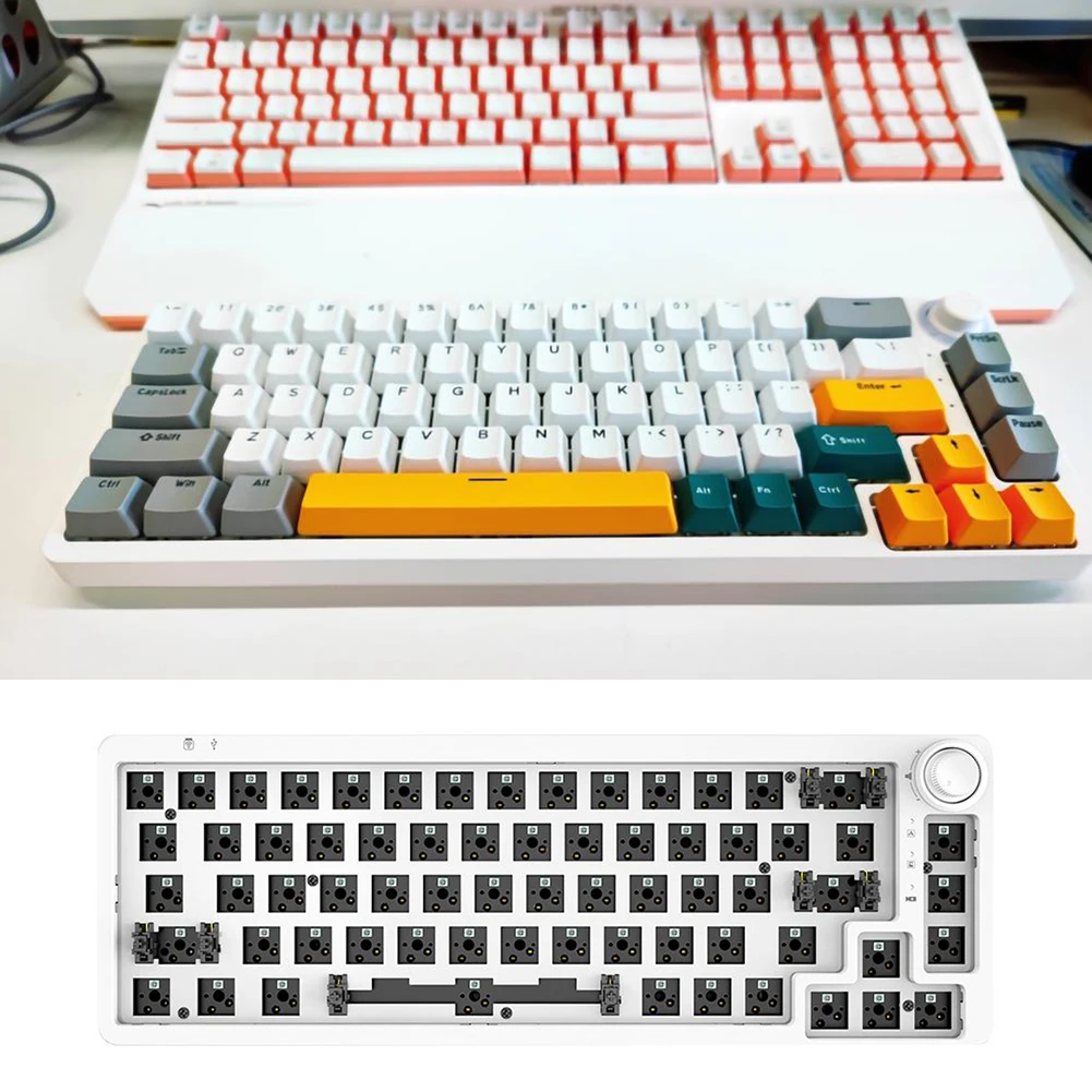 3 Modes 60 Percent NKRO DIY Mechanical Hotswap Keyboard Kits Ergonomic 68 Keys RGB Wireless Gaming Keyboard for Laptop Desktop
3 Modes 60 Percent NKRO DIY Mechanical Hotswap Keyboard Kits Ergonomic 68 Keys RGB Wireless Gaming Keyboard for Laptop Desktop