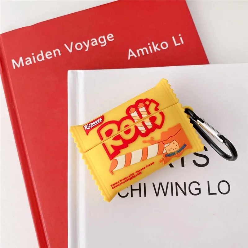 For Airpods 1/2 Case,Cheese Stick Rolls Case For Airpods Case,Soft Silicone Earphone Headphone Cover For Airpods Pro Case
For Airpods 1/2 Case,Cheese Stick Rolls Case For Airpods Case,Soft Silicone Earphone Headphone Cover For Airpods Pro Case