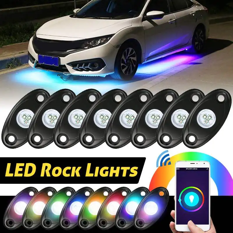 8 шт., беспроводные светодиодсветодиодный RGB-лампы для внедорожников, грузовиков, лодок
8 шт., беспроводные светодиодсветодиодный RGB-лампы для внедорожников, грузовиков, лодок