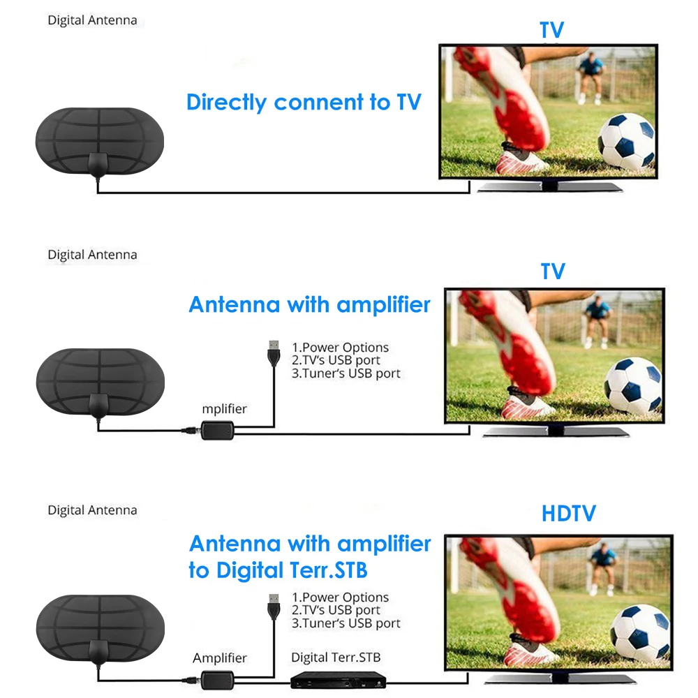 TV Antennas 4K Digital HDTV Indoor 980 Mile Range TV Stick Antenna Amplifier Signal Booster Active Indoor HD Radius Surf
TV Antennas 4K Digital HDTV Indoor 980 Mile Range TV Stick Antenna Amplifier Signal Booster Active Indoor HD Radius Surf