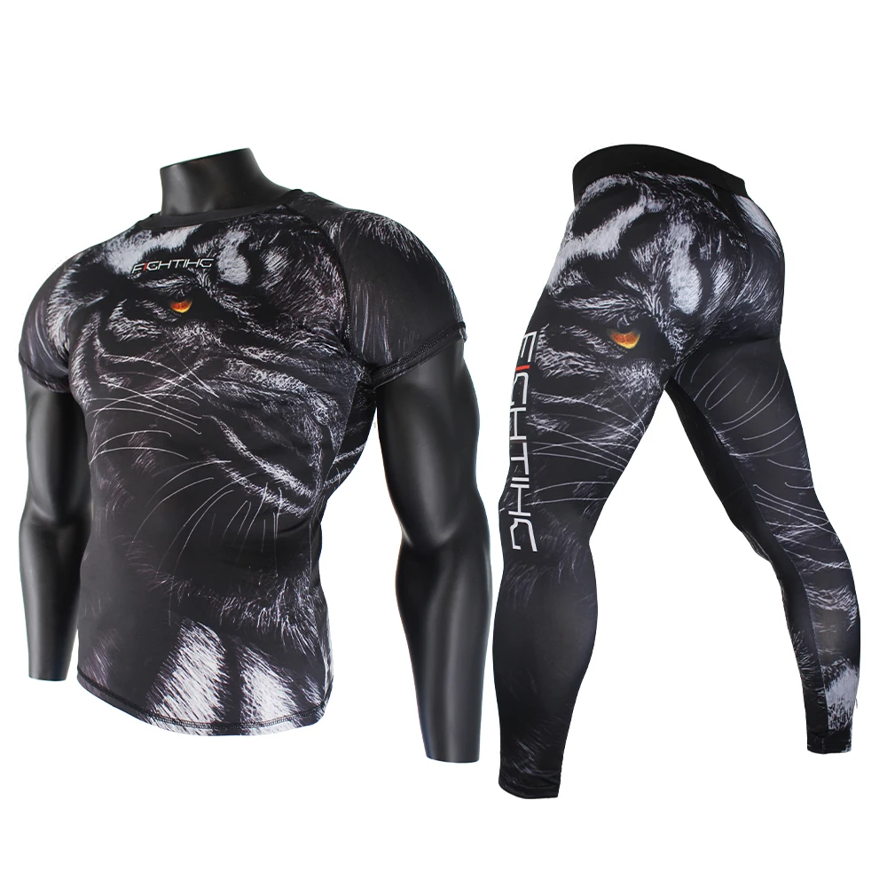 FTEIF mma Black roaring tiger Tight camouflage fighting Boxing jerseys tiger muay thai clothing rashguard jiu jitsu t shirt mma
FTEIF mma Black roaring tiger Tight camouflage fighting Boxing jerseys tiger muay thai clothing rashguard jiu jitsu t shirt mma