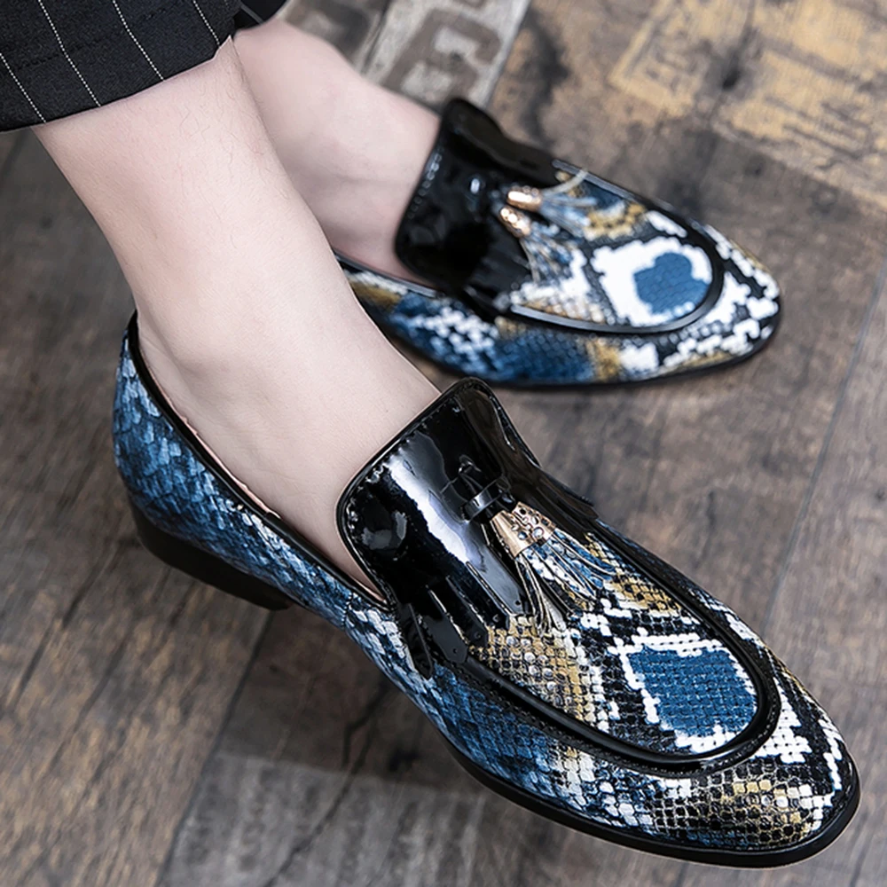 New high-end men's snakeskin business formal shoes, British retro men's shoes, casual fashion men's shoesnon-slip wear-resistant
New high-end men's snakeskin business formal shoes, British retro men's shoes, casual fashion men's shoesnon-slip wear-resistant
