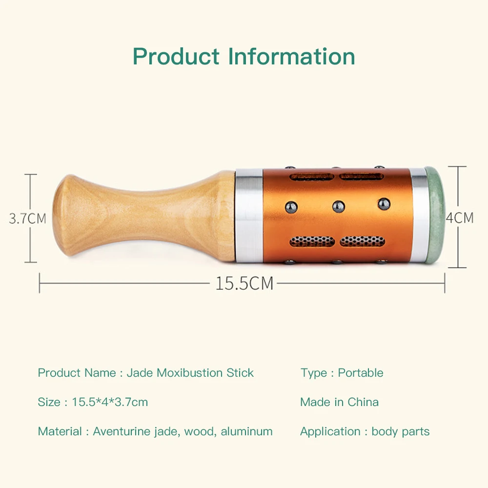Jade Roller Moxibustion Stick Facial Whole Body Portable Beauty Moxibustion Manual Massage Tool
Jade Roller Moxibustion Stick Facial Whole Body Portable Beauty Moxibustion Manual Massage Tool