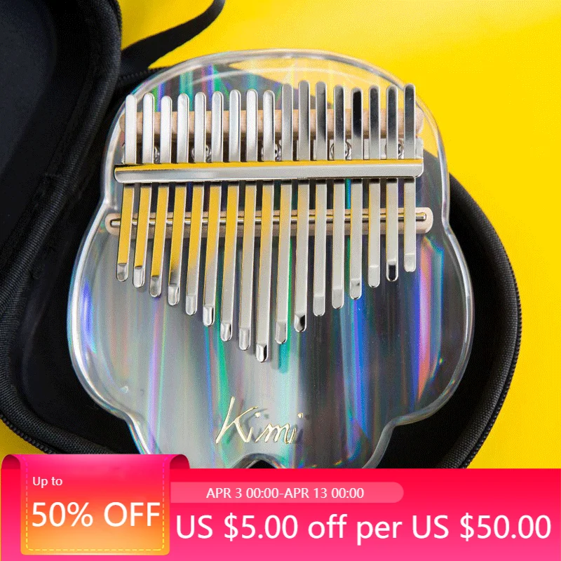 Kimi 17key Kalimba bag Acrylic Crystal Transparent Rainbow Cat Claw Thumb piano Musical Instrument Xylophone vibraphone Keyboard
Kimi 17key Kalimba bag Acrylic Crystal Transparent Rainbow Cat Claw Thumb piano Musical Instrument Xylophone vibraphone Keyboard
