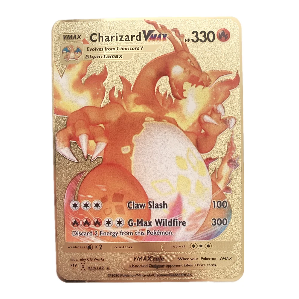 New Anime Mewtwo Golden TAG EX Metal PV French Pokemon Card Pikachu Vmax Charizard Game Battle Collection Pokemon Card Toy Model
New Anime Mewtwo Golden TAG EX Metal PV French Pokemon Card Pikachu Vmax Charizard Game Battle Collection Pokemon Card Toy Model