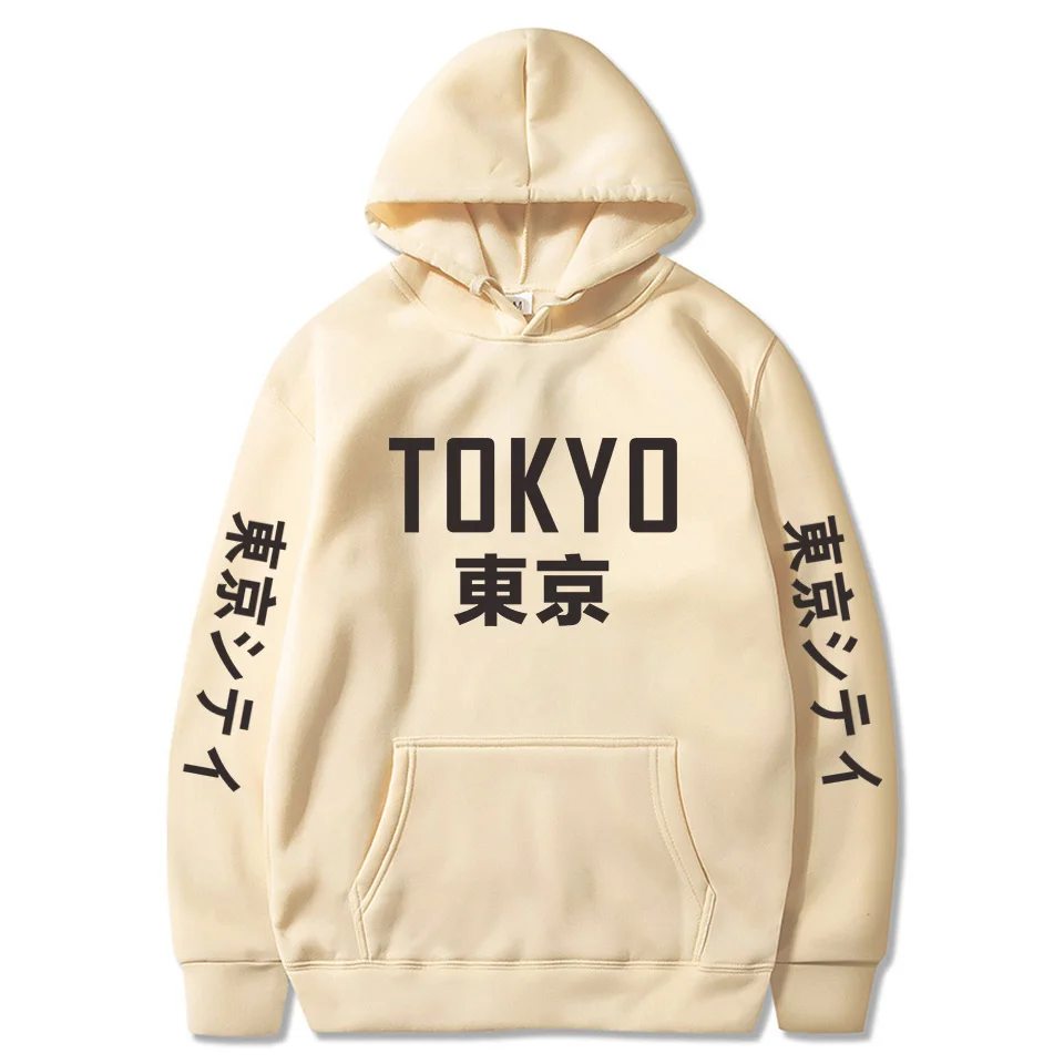 

Новое поступление, крутой пуловер с принтом города Токио, худи в стиле Харадзюку, флисовая толстовка в стиле хип-хоп для мужчин и женщин, мод...