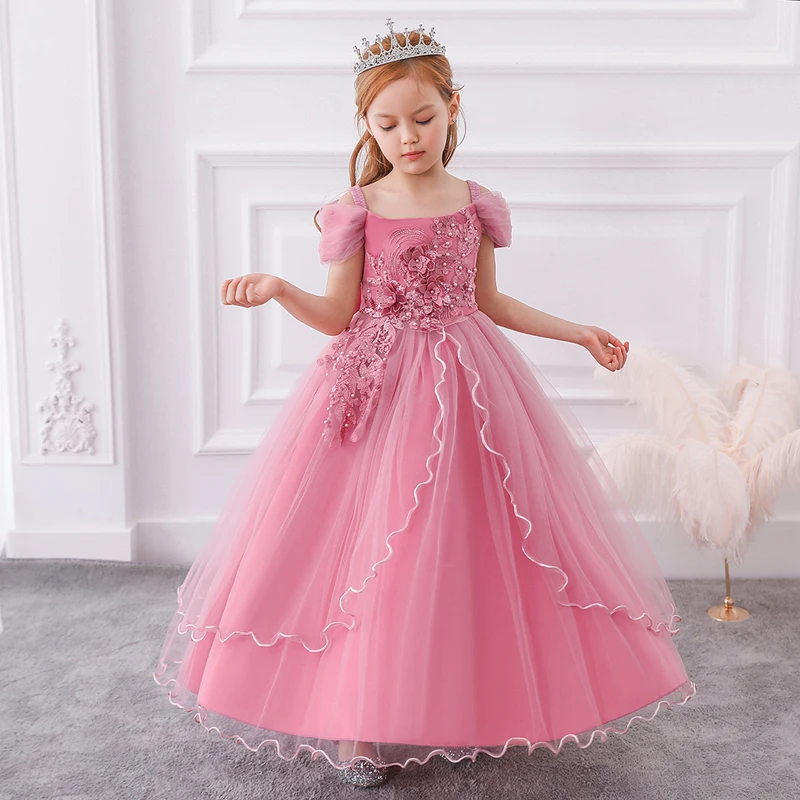 Pink Long Wedding Bridesmaid Evening Infant Summer Dress Tutu Princess Children Birthday Party Prom Kids Vestidos Girls Clothes
Pink Long Wedding Bridesmaid Evening Infant Summer Dress Tutu Princess Children Birthday Party Prom Kids Vestidos Girls Clothes